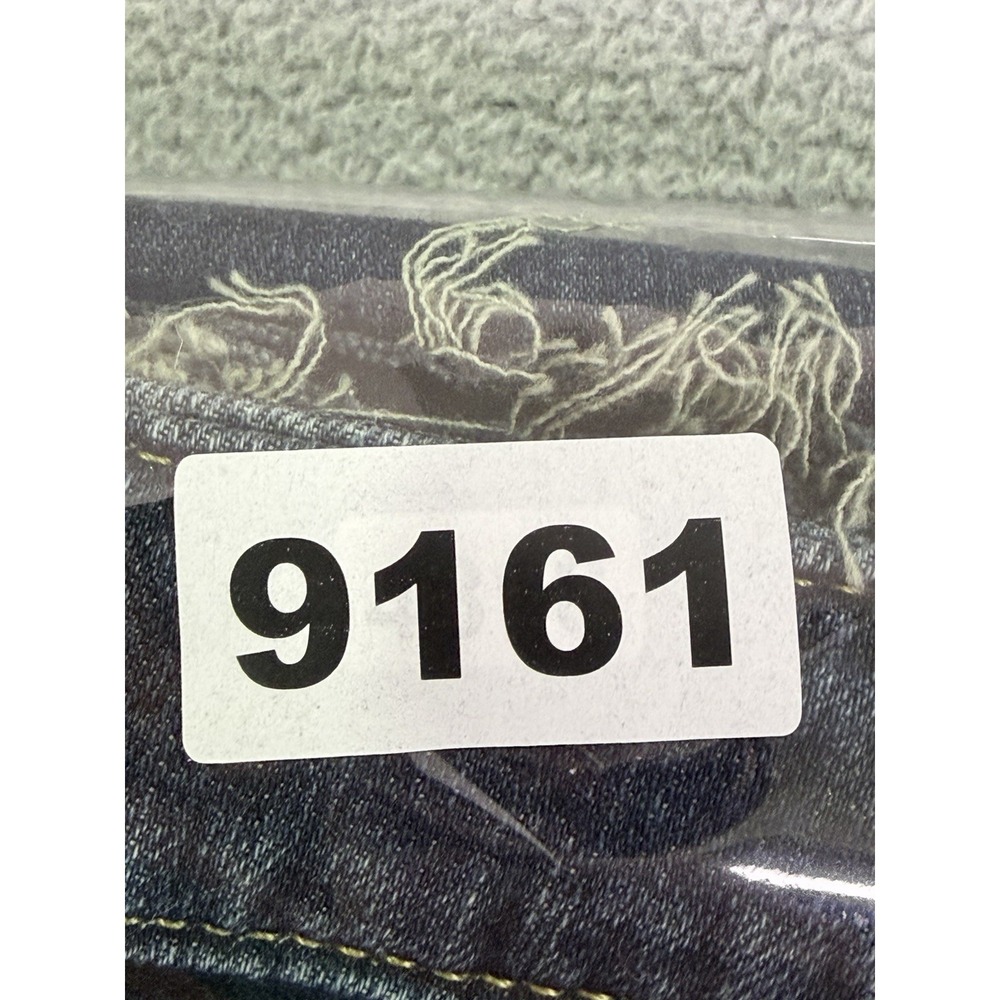 Michael Kors Jeans Womens 8 Blue Dark Wash Mid Rise Bootcut Fringe Stretch - Picture 10 of 10